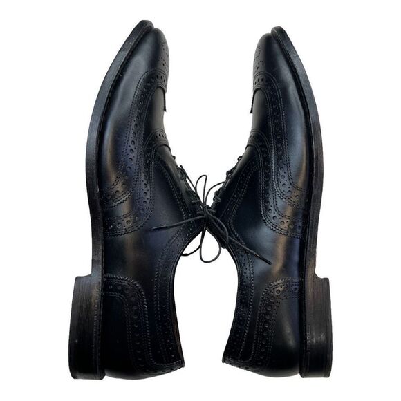 Allen Edmonds Mc Allister Mens Leather Wingtip Oxfords Dress Shoes Black Size 14 main image 4